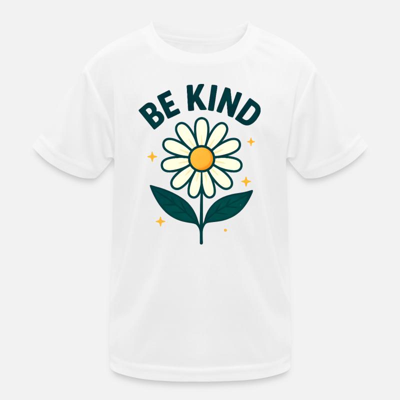 Inspirierende Blume mit Botschaft Kinder Funktions-T-Shirt