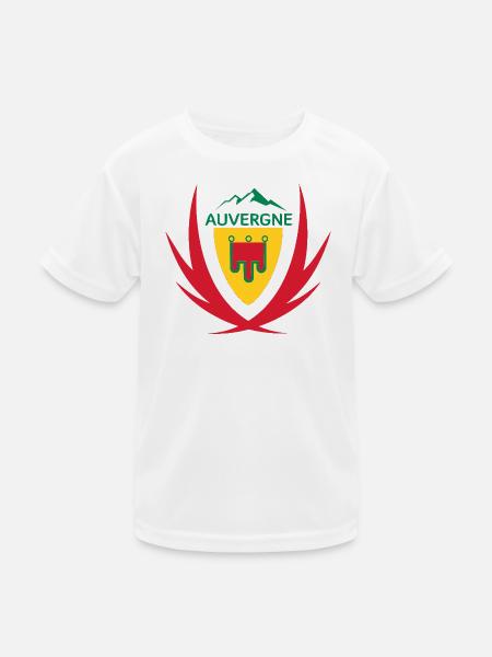 Auvergne - T-shirt sport Enfant - blanc