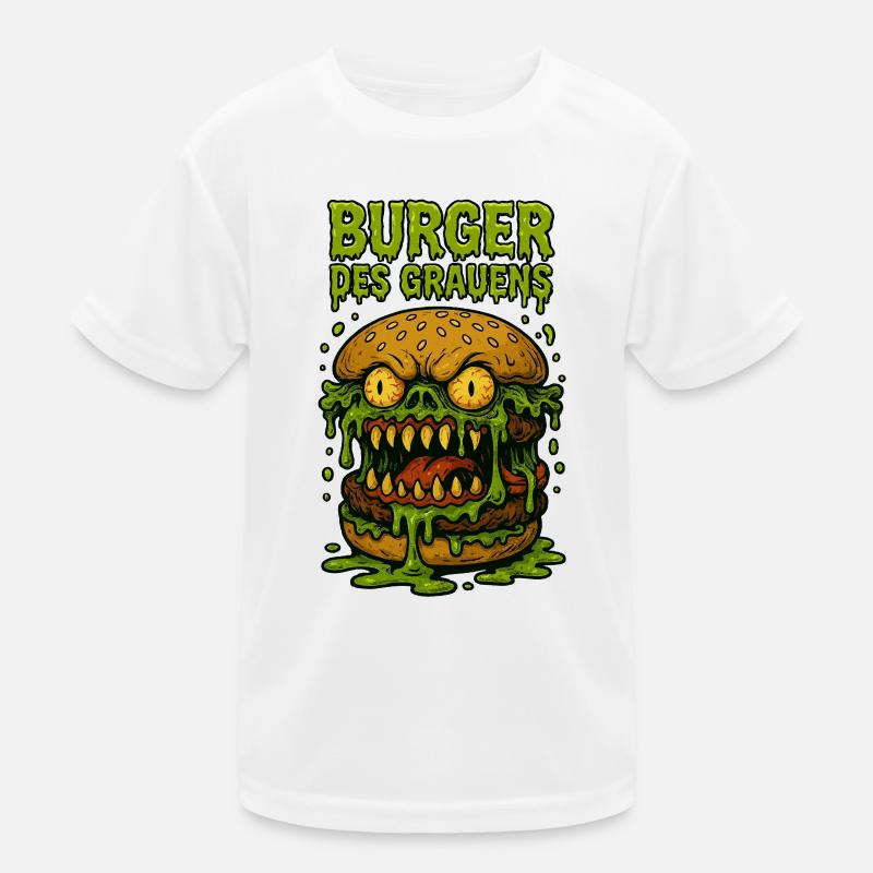 Burger des Grauens Kinder Funktions-T-Shirt