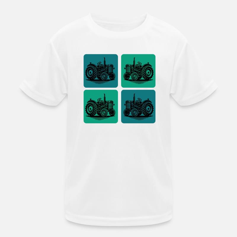 Conception du tracteur T-shirt sport Enfant