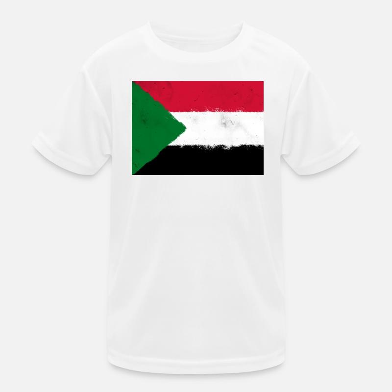 Drapeau du Soudan T-shirt sport Enfant
