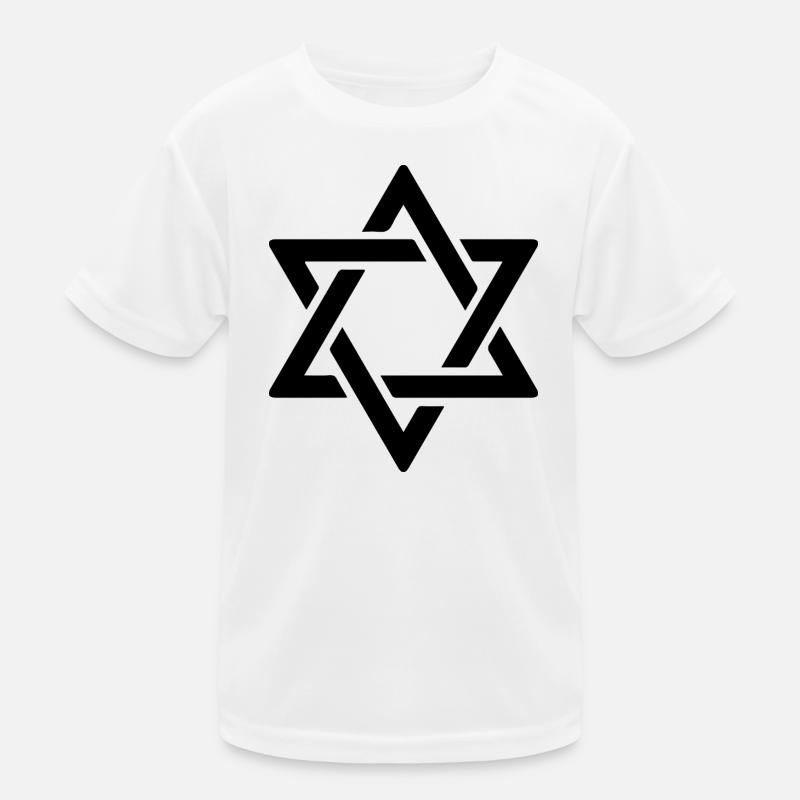 Étoile de David en noir T-shirt sport Enfant