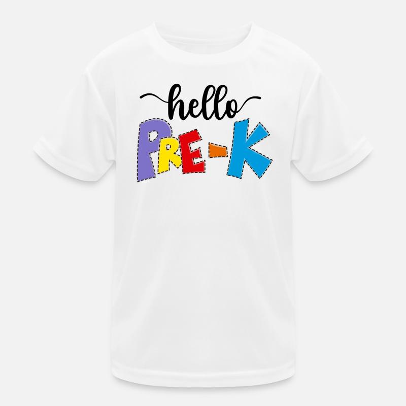 Hello Pre-K, Back to school Kids Functional T-Shirt