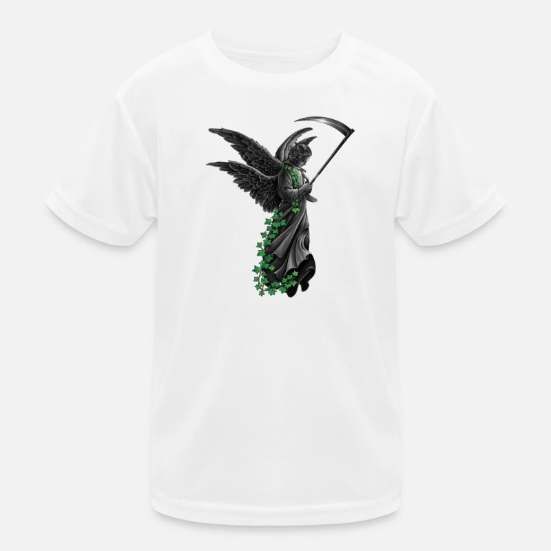 engelstatue, goth Kinder Funktions-T-Shirt