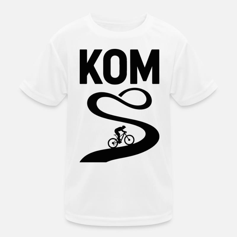 KOM Crown Switchback MTB Abzeichen Kinder Funktions-T-Shirt