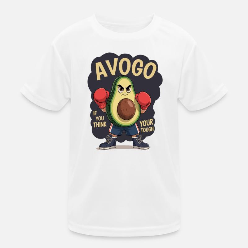 Boxe drôle d’avocat T-shirt sport Enfant