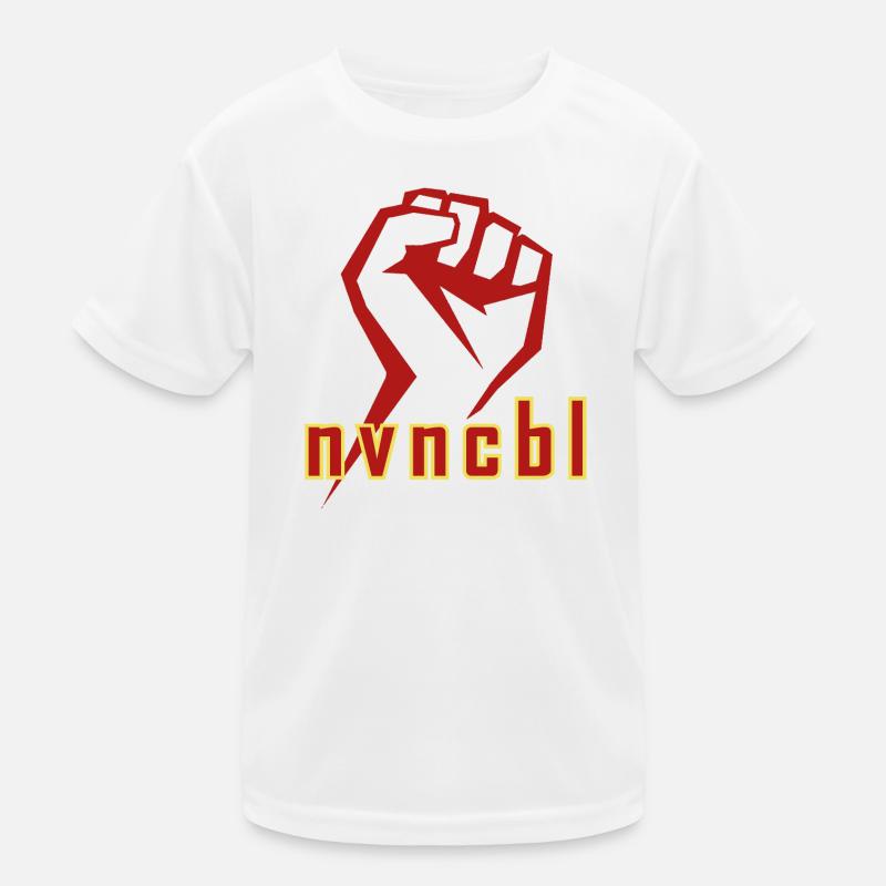 invincible 01 - Kinder Funktions-T-Shirt - Weiß