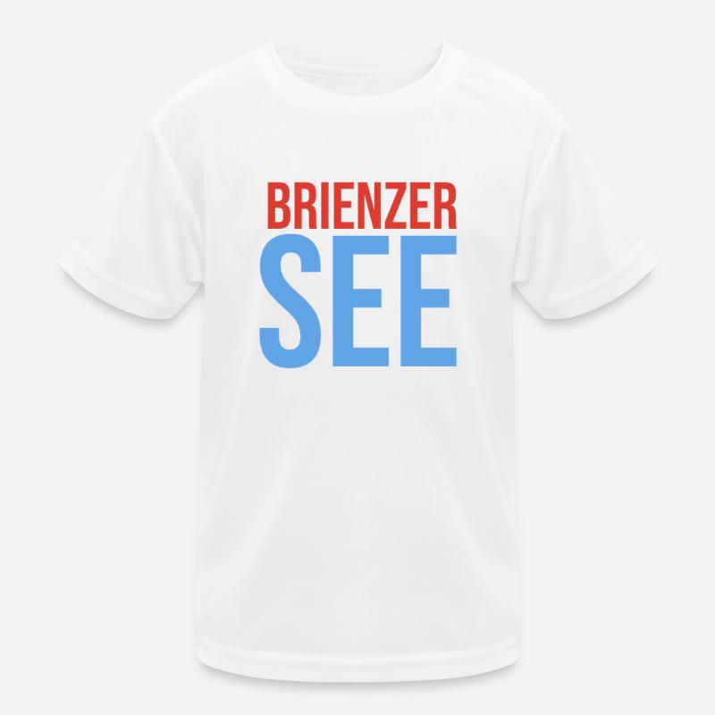 Brienzersee Souvenir Kinder Funktions-T-Shirt