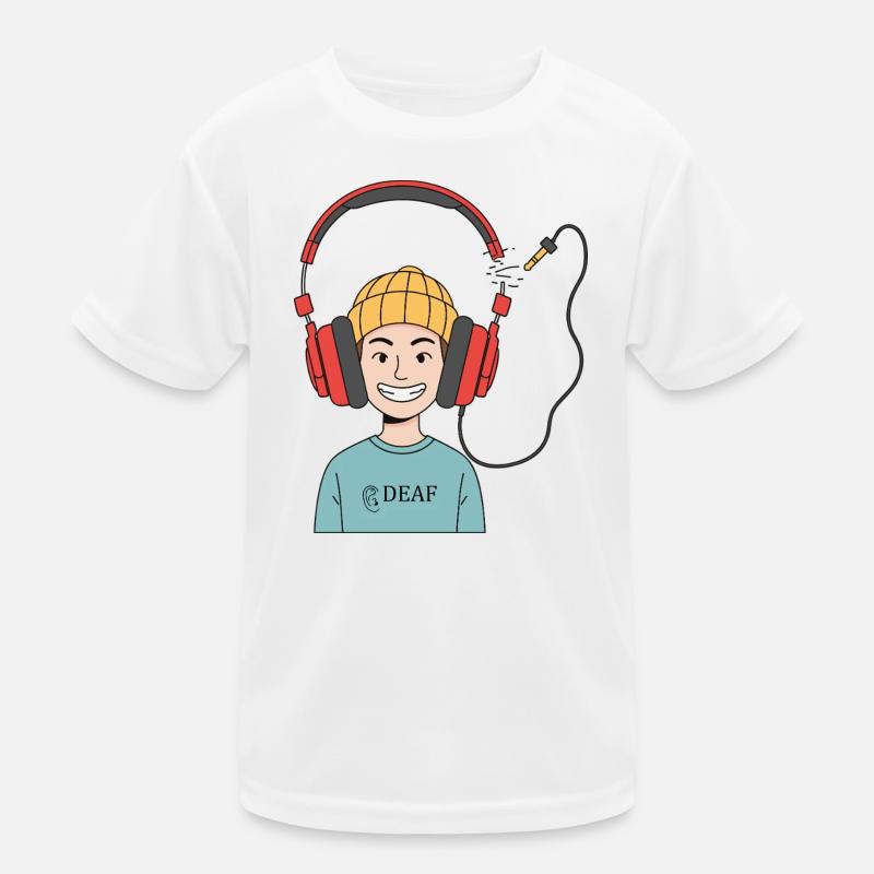Sourds et heureux T-shirt sport Enfant