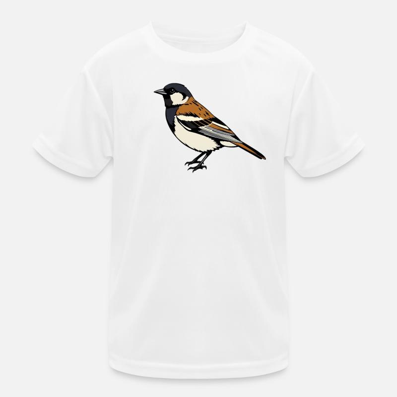Sparrow Bird Kids Functional T-Shirt