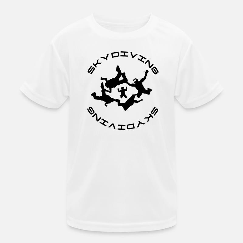 Skydiving Kids Functional T-Shirt