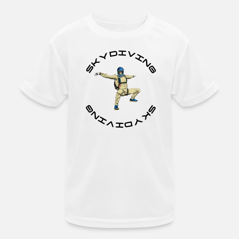 Skydiving Kids Functional T-Shirt