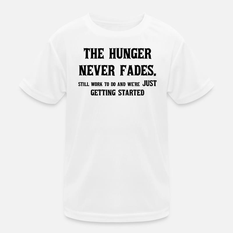 Citation inspirante sur la persévérance T-shirt sport Enfant