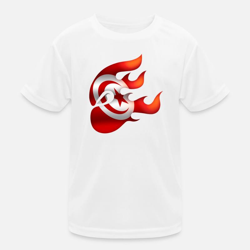 Drapeau de la Tunisie - Tunisie - Ninja T-shirt sport Enfant