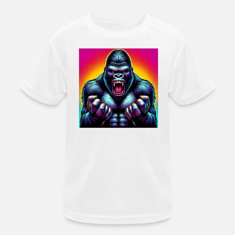 Gorilla Kinder Funktions-T-Shirt