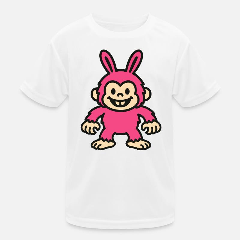 Rabbit Monkey Kids Functional T-Shirt