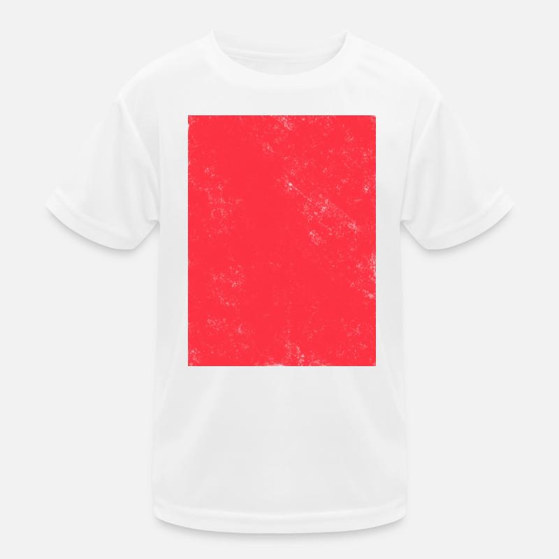 Dégradé abstrait rouge et jaune T-shirt sport Enfant