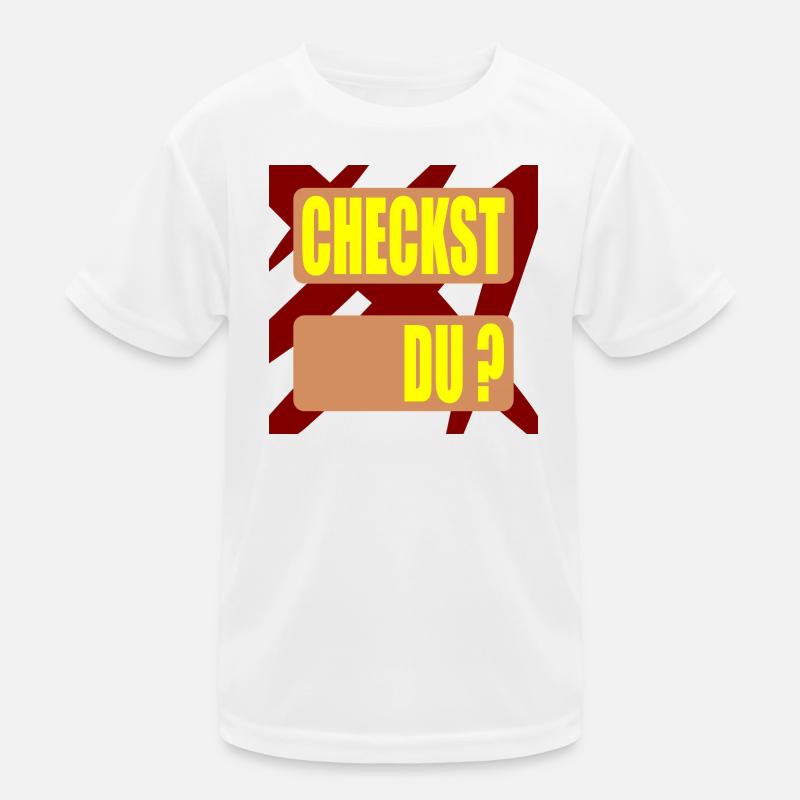 CHECKST DU WORTSCHATZ Kinder Funktions-T-Shirt