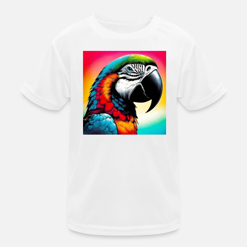 Papagei Kinder Funktions-T-Shirt