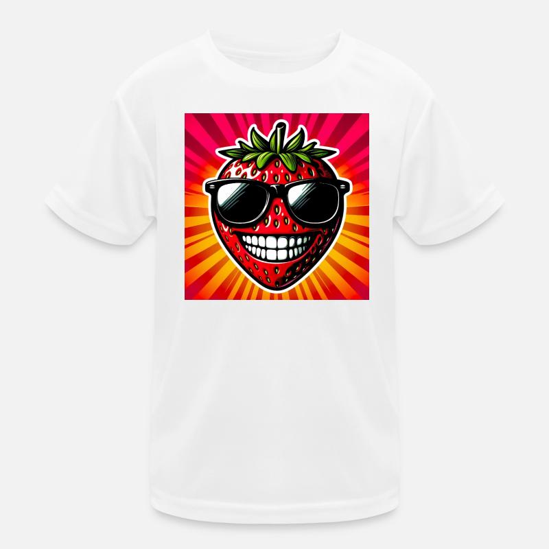 Strawberry Strawberries Kids Functional T-Shirt