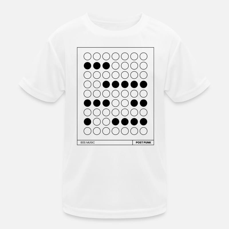 Post-Punk-Musikplakat. Kinder Funktions-T-Shirt
