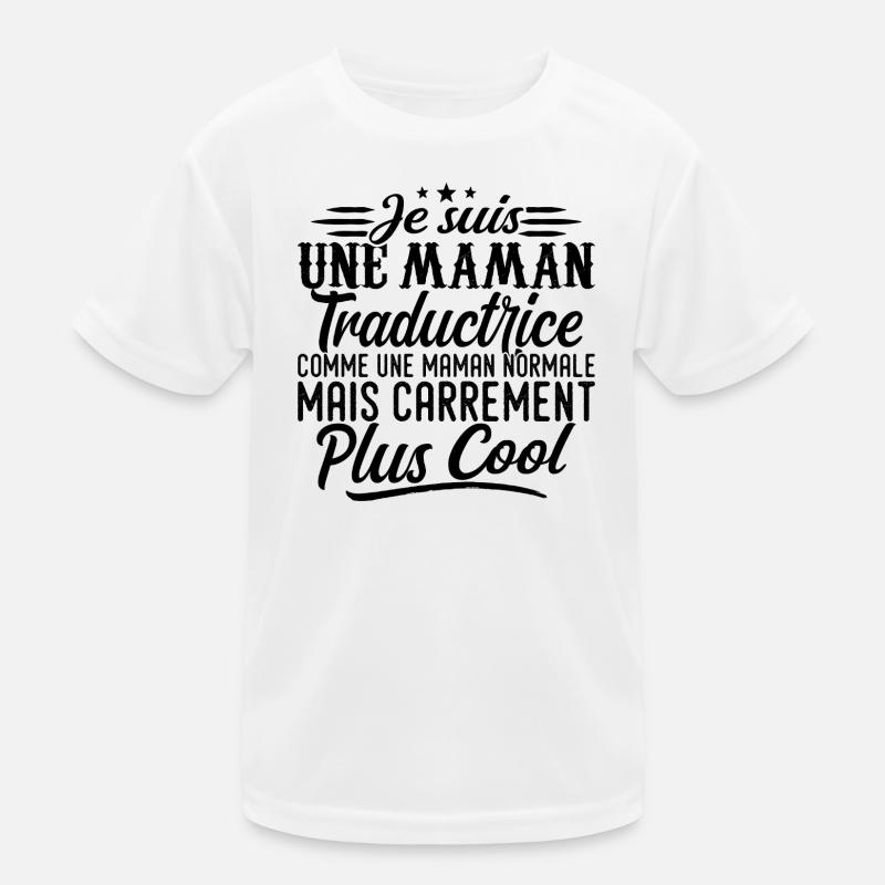 Übersetzer-Mutter: Normal, aber krasser Kinder Funktions-T-Shirt