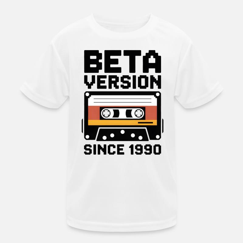 Conception d’impression de cassette rétro T-shirt sport Enfant