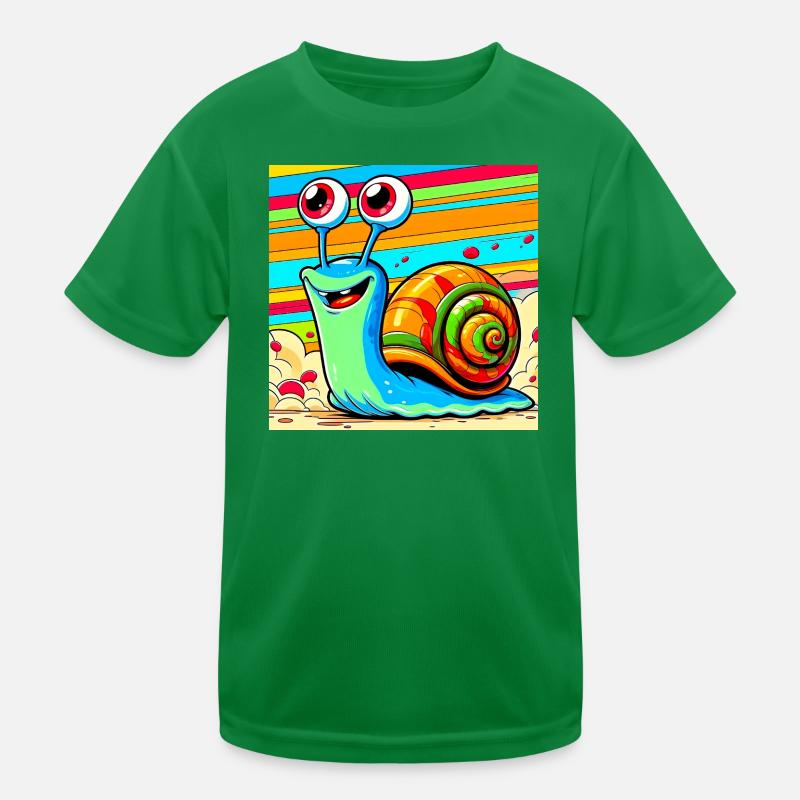 Snail Kids Functional T-Shirt
