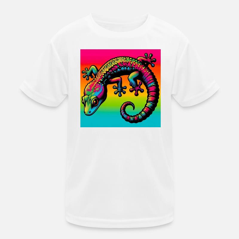Gecko Kinder Funktions-T-Shirt
