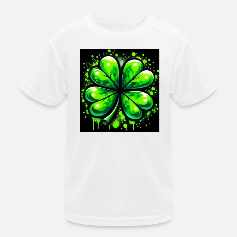Four-leaf clover Kids Functional T-Shirt
