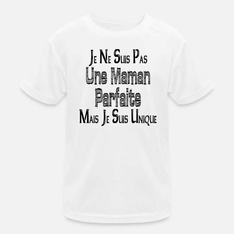 Keine perfekte Mutter, aber ich bin einzigartig Kinder Funktions-T-Shirt