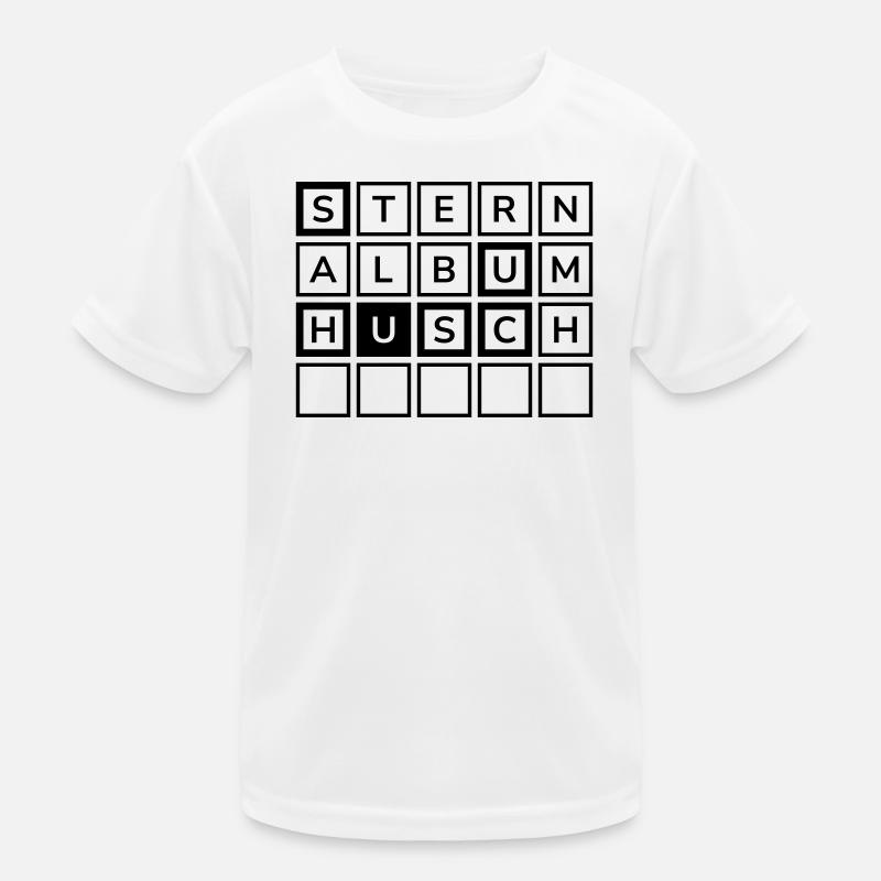 Enigmatic design for word lovers Kids Functional T-Shirt