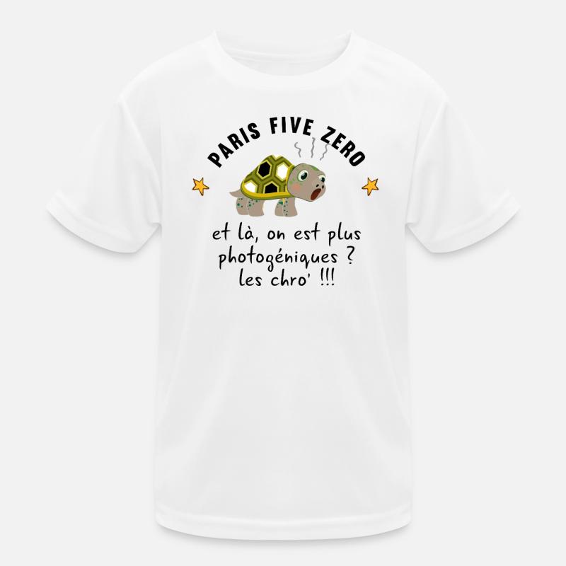 Paris_five_zero Kinder Funktions-T-Shirt