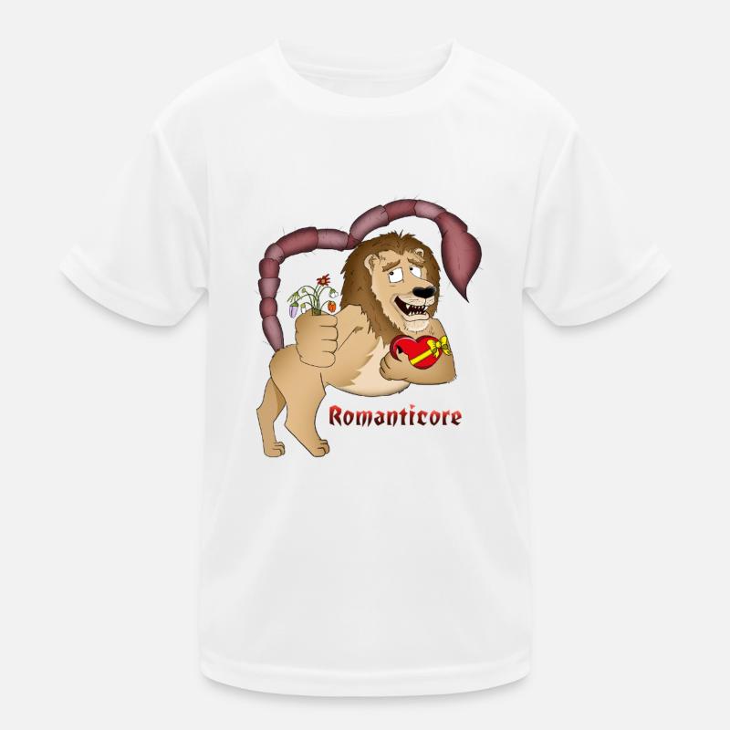 Romantic Manticore Design Kids Functional T-Shirt