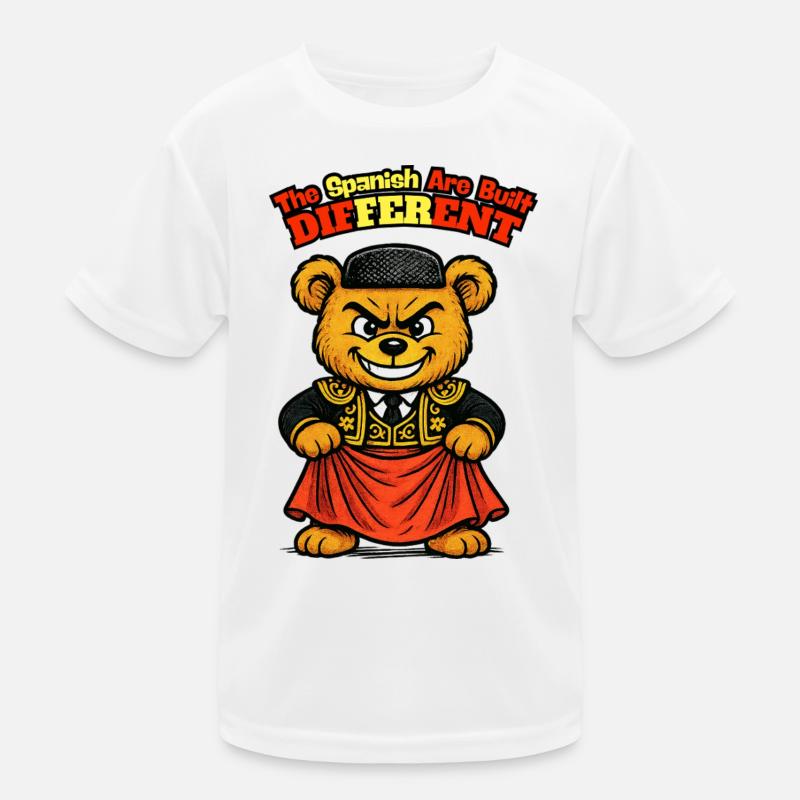 Spanischer Teddybär - Spanischer Humor Kinder Funktions-T-Shirt