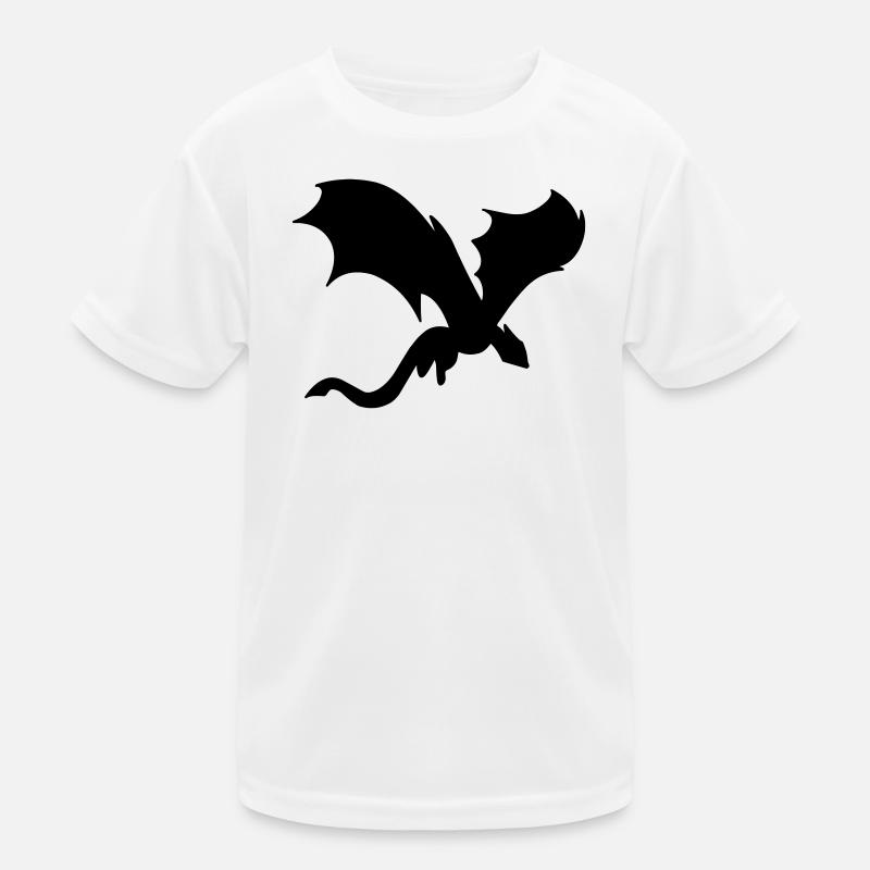 Mythical Dragon's Shadow Kids Functional T-Shirt