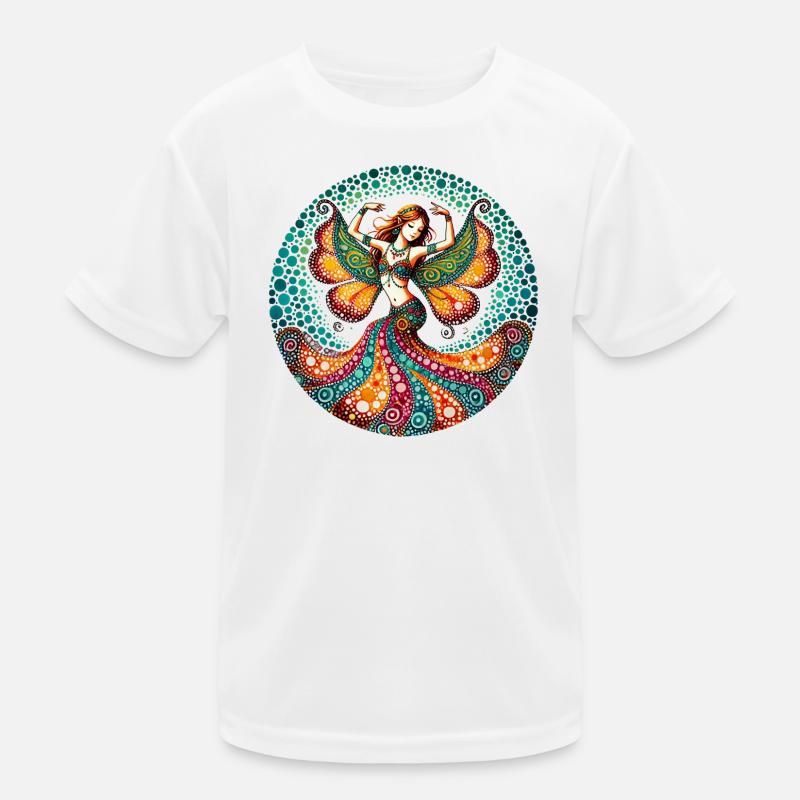 Danseuse du ventre papillon vibrante T-shirt sport Enfant