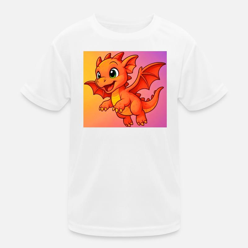 Drache Kinder Funktions-T-Shirt