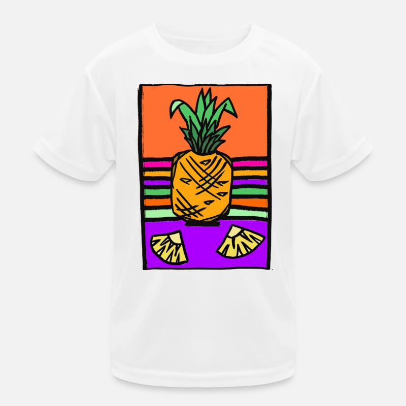 Illustration de néon d’ananas T-shirt sport Enfant