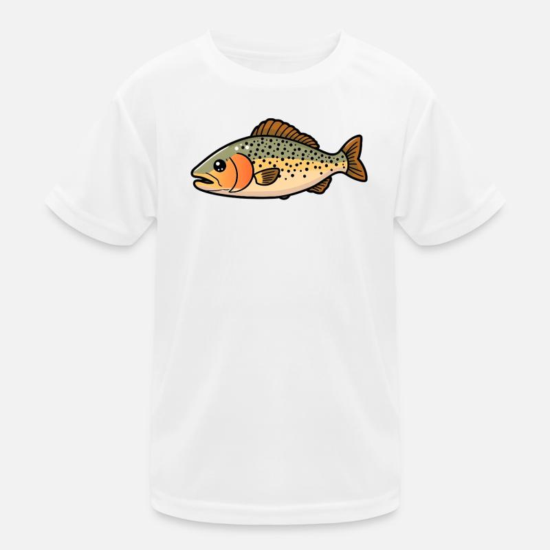 Forelle Fisch Kinder Funktions-T-Shirt