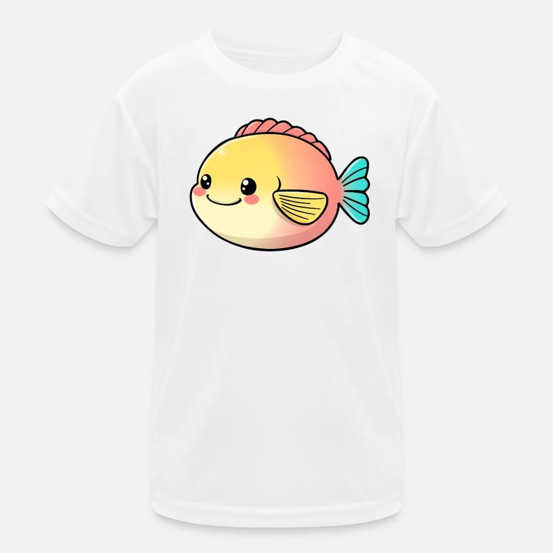 Fisch Kinder Funktions-T-Shirt