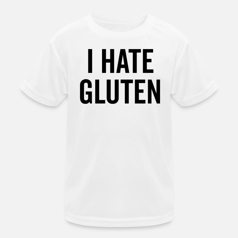 I Hate Gluten Kids Functional T-Shirt
