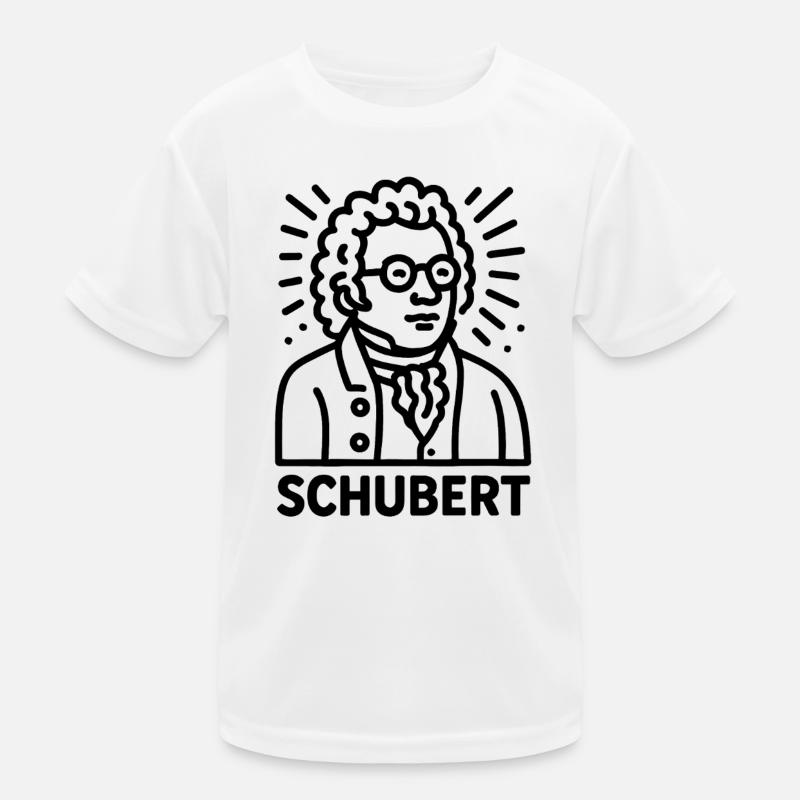 Franz Schubert Kids Functional T-Shirt