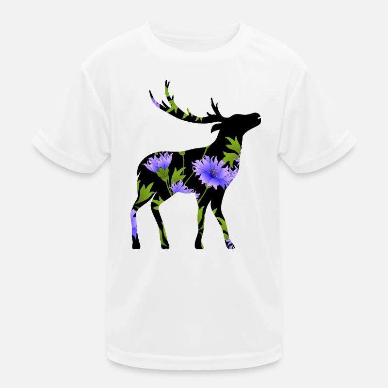 Hirsch Kinder Funktions-T-Shirt