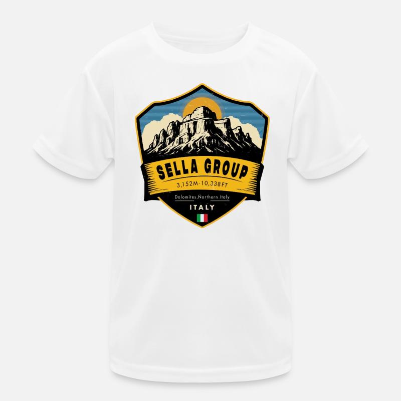 Sella Group , Dolomiten, Italien Kinder Funktions-T-Shirt
