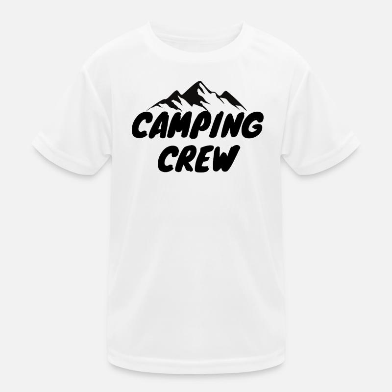 Camping crew Kinder Funktions-T-Shirt