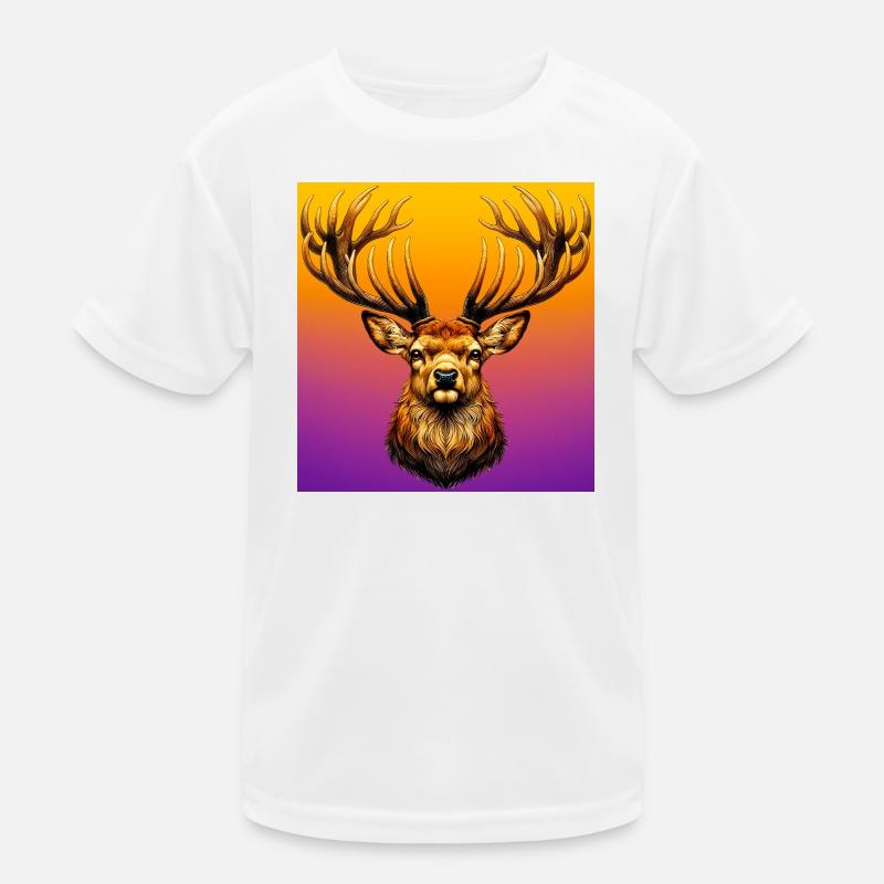 Hirsch Kinder Funktions-T-Shirt