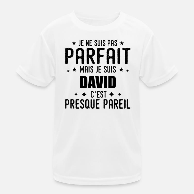 David : authentique, imparfait, top, perfection T-shirt sport Enfant