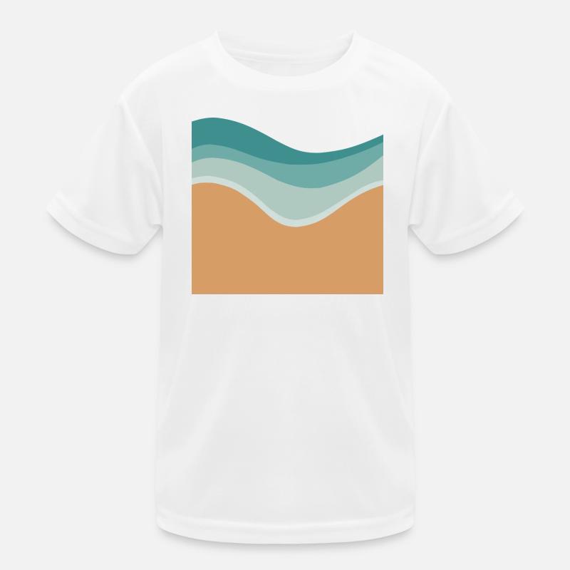 Minimal beach Kids Functional T-Shirt