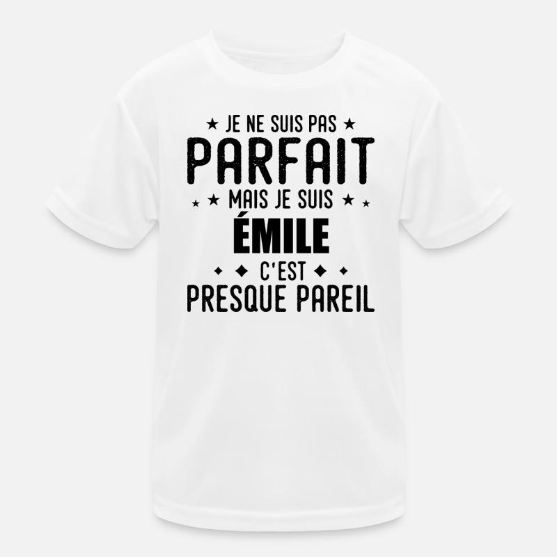 Emile: authentisch, unvollkommen, oberflächlich, perfekt Kinder Funktions-T-Shirt